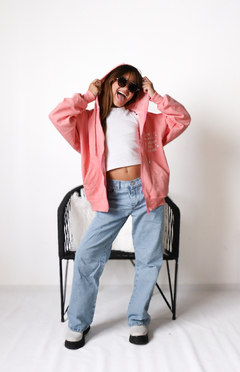 Campera de frisa LOVE de nena - comprar online