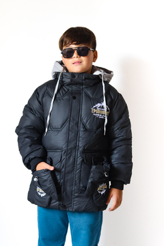 Campera IMPORTADA con piel por dentro de varon EPODSIDLKN (incluye guantes) - tienda online