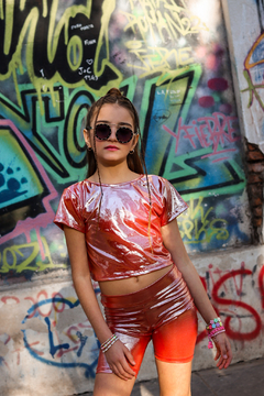 Conjunto metalizado Biker en internet