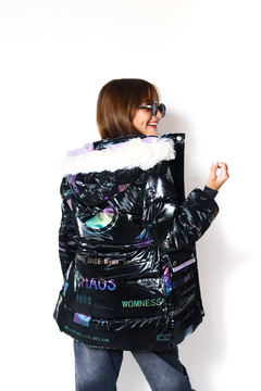 Camperon de nena IMPORTADO foil con piel por dentro - tienda online