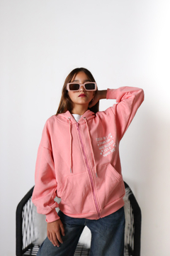 Campera de frisa LOVE de nena - tienda online