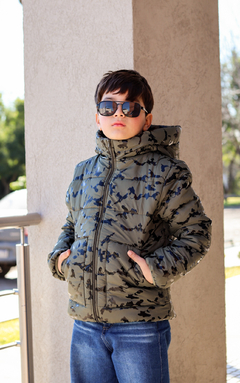 Campera de abrigo camuflada con piel por dentro - Kids Store
