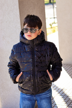 Campera de abrigo camuflada con piel por dentro - comprar online