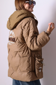 Campera IMPORTADA con piel por dentro de nena EPODSIDLKN (incluye guantes) - Kids Store