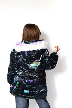 Camperon de nena IMPORTADO foil con piel por dentro - comprar online
