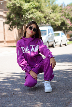 Conjunto frisado estilo deportivo de nena excelente calidad (ART. 339)