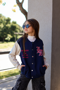 CAMPERA DE FRISA UNIVERSITARIA "LOS ANGELES" DE NENA ART. 410 - tienda online
