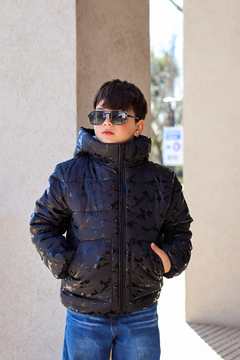 Campera de abrigo camuflada con piel por dentro - Kids Store
