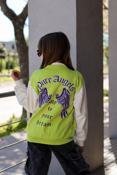 CAMPERA DE FRISA UNIVERSITARIA "LOS ANGELES" DE NENA ART. 410 - Kids Store