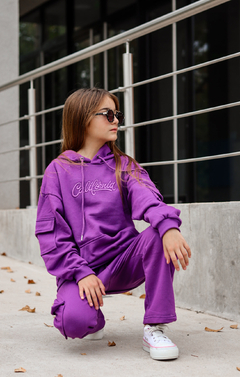 Pantalon Cargo frisado de nena art. 412 - Kids Store