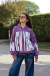 Canguro NEW YORK en tela Darlon frisado importado de nena - comprar online