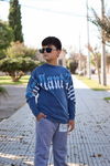 Remera manga larga pre lavada de varon LETRAS GOTICAS