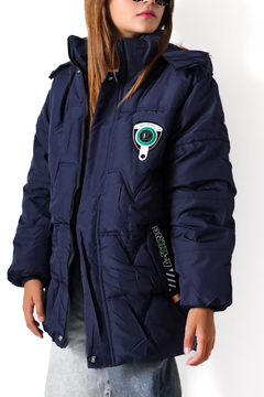 Campera IMPORTADA con aplique de NENA con piel por dentro - tienda online