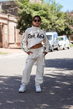 Conjunto frisado estilo deportivo de nena excelente calidad (ART. 339)