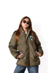 Campera IMPORTADA con aplique de NENA con piel por dentro