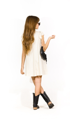 Vestido de morley brilloso (volvio a ingresar) - Kids Store