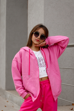 Campera frisada lisa de nena art.422 en internet