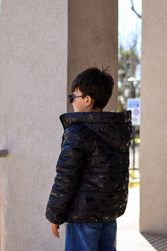Campera de abrigo camuflada con piel por dentro - tienda online