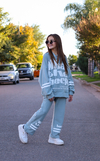 Conjunto WHAT THE HECK de nena en tela darlon importado - comprar online