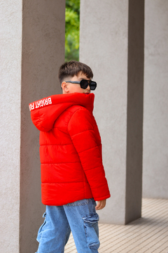 Campera en tela parachute abrigada con piel en colores de varon (MODELO UNISEX) en internet