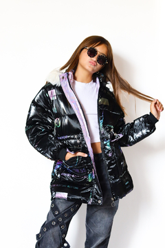 Camperon de nena IMPORTADO foil con piel por dentro - tienda online