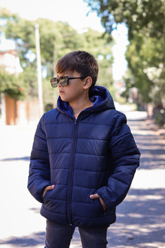 Campera de abrigo colegial con piel por dentro UNISEX