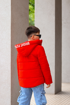 Campera en tela parachute abrigada con piel en colores de varon (MODELO UNISEX) - tienda online