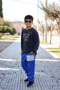 Remera manga larga pre lavada de varon JUST en internet