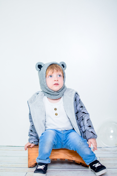 Imagen de Campera de abrigo estampada de bebe con piel art. 630