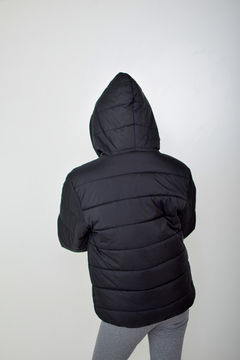 Campera de abrigo lisa con piel de nena(art.614) - comprar online