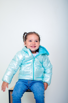 Campera de beba metalizada con piel (art.629) - comprar online