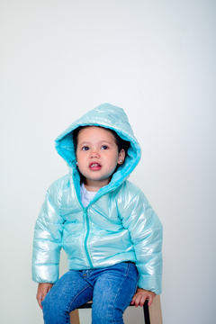Campera de beba metalizada con piel (art.629) en internet