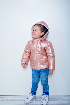 Campera de beba metalizada con piel (art.629) en internet