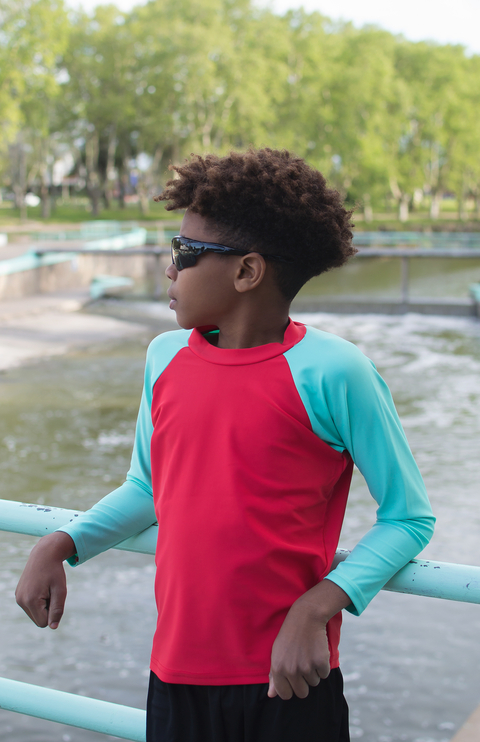 Remera con filtro uv manga larga de varon con certificado oficial art. 01