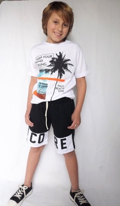 BERMUDA DE ALGODON RUSTICO CORE - Kids Store