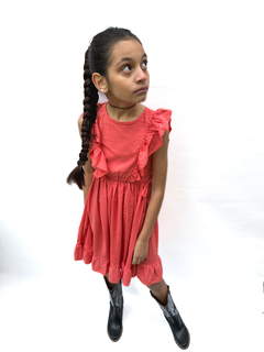 Vestido de lino con lycra art. 921 - tienda online
