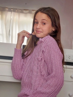 SWEATER ALICE DESFLECADO FRISADO