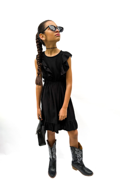 Vestido de lino con lycra art. 921 - comprar online