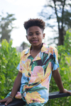 camisa hawaiana de poplin estampado art.09