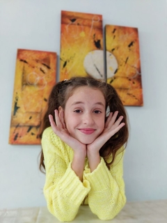 SWEATER CRIS CON OCHOS FRISADO CUELLO REDONDO - Kids Store