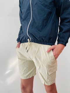 Bermuda cargo de gabardina tipo jogger premium art.912 - comprar online