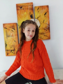 SWEATER POLERA YAZMIN CON OCHITOS FRISADO - tienda online