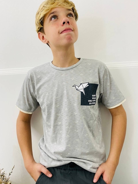 REMERA FLAME ORIGAMI CALIDAD PREMIUM ART. 205