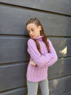SWEATER POLERA YAZMIN CON OCHITOS FRISADO - Kids Store