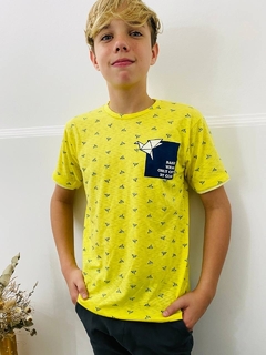 REMERA FLAME ORIGAMI CALIDAD PREMIUM ART. 205 - Kids Store