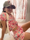 CONJUNTO DE FIBRANA FLORCITAS (SHORT + PAISANA)