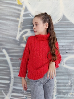 SWEATER POLERA YAZMIN CON OCHITOS FRISADO en internet