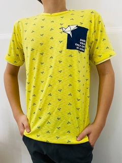 Imagen de REMERA FLAME ORIGAMI CALIDAD PREMIUM ART. 205
