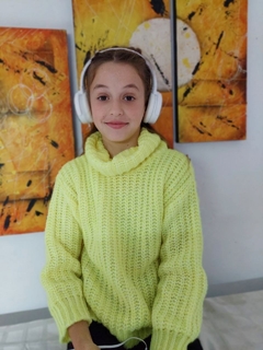 SWEATER POLERON FRISADO PUNTO INGLESS