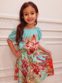 VESTIDO SUIZA CON ESTILO PANON DE RAYON POPLIN PREMIUM. ART. 110 - tienda online